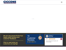 Tablet Screenshot of cicconecustomrailing.com
